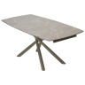 Керамические столы Стол RIVOLI 140 MATT LATTE STONE SOLID CERAMIC / TAUPE, ®DISAUR