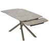 Керамические столы Стол RIVOLI 140 MATT LATTE STONE SOLID CERAMIC / TAUPE, ®DISAUR
