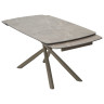 Керамические столы Стол RIVOLI 140 MATT LATTE STONE SOLID CERAMIC / TAUPE, ®DISAUR