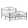 Кровать металлическая двуспальная МОРИКА 160х200 черная