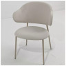 SIENA стул с обивкой тканью, цвет светлый латте (MOHAIR-103)  / каркас шампань, ®DISAUR