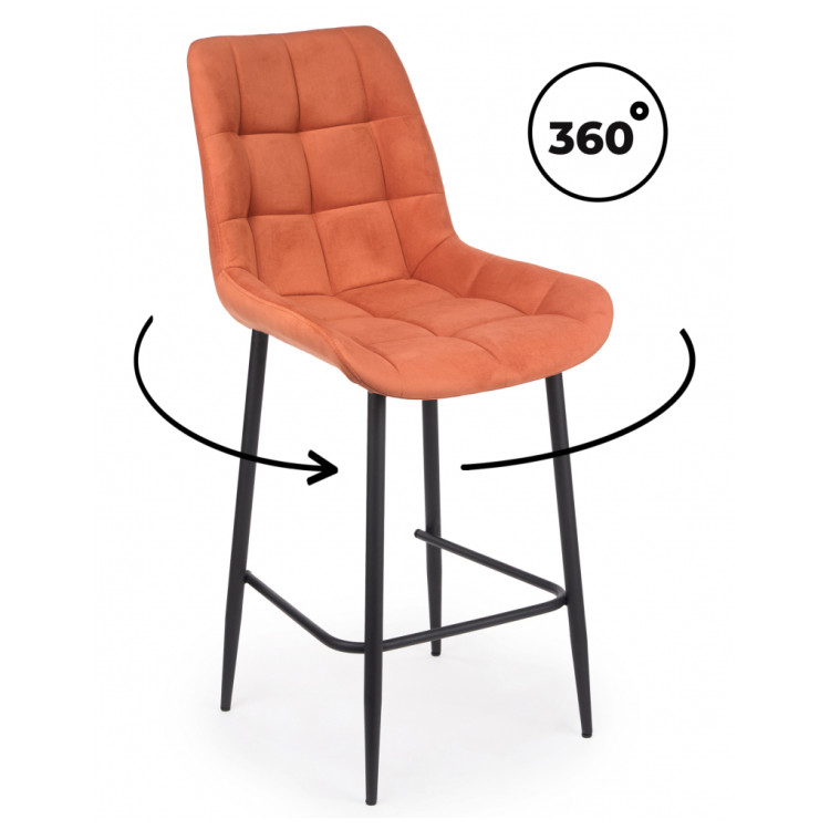 Барные стулья Челси 360 терракотовый (zd 432) / черный np