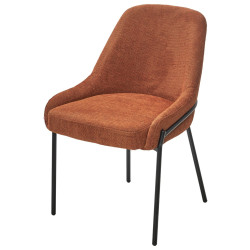 Стул GAVI Garna-001 коричневый, ткань / черный каркас, ®DISAUR