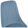 KORA удобный стул с велюровой обивкой, металлический каркас