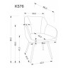 Стул-кресло Стул кухонный Halmar K576 (оливковый/черный)
