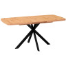 TWIST 140 раздвижной обеденный стол в стиле лофт, max длина 180 см