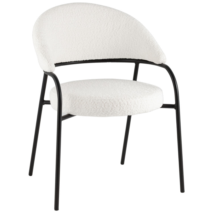 Стулья Стул Тилль букле молочный