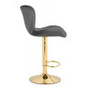 Полубарные стулья Porch dark gray / golden