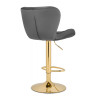 Полубарные стулья Porch dark gray / golden