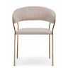 Стул-кресло Kamelia 1 beige / gold