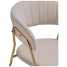 Стул-кресло Kamelia 1 beige / gold
