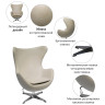 Кресло EGG CHAIR с обивкой искусственной кожей