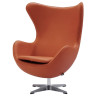 Кресло EGG CHAIR с обивкой искусственной кожей