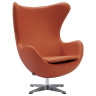 Кресло EGG CHAIR с обивкой искусственной кожей