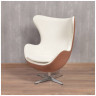 Кресло EGG CHAIR с обивкой искусственной кожей