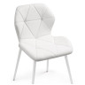 Стулья Вальд экокожа белый / белый глянец