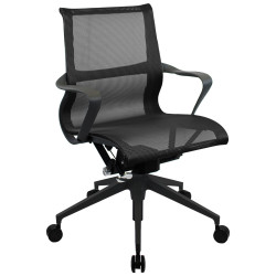 Дорогое офисное кресло . Премиум кресло Everprof Chicago Black Сетка Черный Кресло офисное