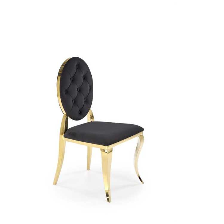 Стулья Стул кухонный Halmar K556 (черный/золотой)