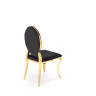 Стулья Стул кухонный Halmar K556 (черный/золотой)