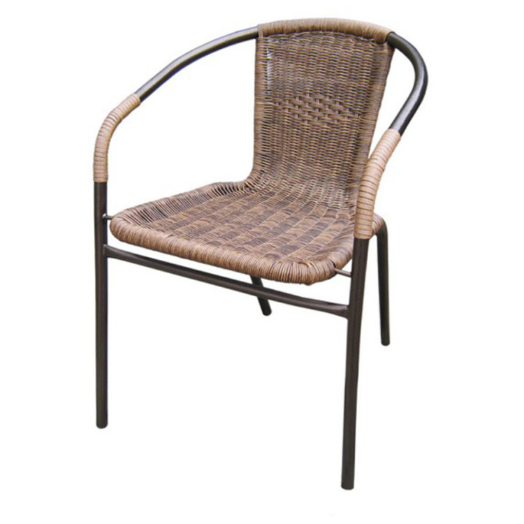 Дачные стулья-кресла Плетеный стул Асоль TLH-037AR3 Cappuccino