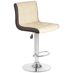 Полубарные стулья дешёвые. Стул барный DOBRIN CANDY, кремово-коричневый Стул полубарный