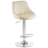 DOBRIN LOGAN барный стул с обивкой искусственной кожей, цвет кремовый