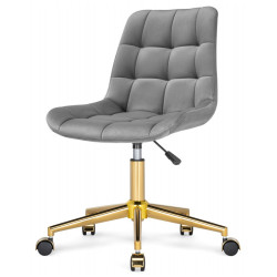 Недорогие гостиные кресла. ЧЕСТЕР темно-серый / золото Гостиное кресло