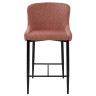 Барные стулья Полубарный стул ARTEMIS BLUVEL-52 PINK (H=65cm), велюр М-City