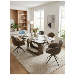 ЛУССО (LUSSO) 200 белый мрамор TL-326 / теплый графит