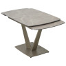 Керамические столы Стол ALATRI 120 MATT LATTE STONE SOLID CERAMIC / TAUPE, ®DISAUR