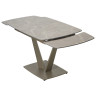 Керамические столы Стол ALATRI 120 MATT LATTE STONE SOLID CERAMIC / TAUPE, ®DISAUR