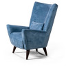 Лаунж-кресло Кресло Dublin велюр синий