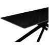 Керамические столы Стол керамический MERLIN Austrilia sand black 200*80*76, каркас черный