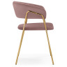 Стулья на металлокаркасе Kamelia 1 light purple /gold