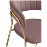Стулья на металлокаркасе Kamelia 1 light purple /gold