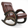 Кресло-качалка МОДЕЛЬ-4 с обивкой экокожей