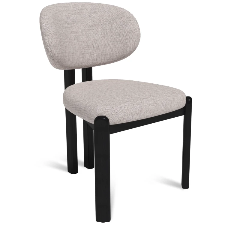 Стулья Стул Galloti, бук черный, рогожка wellton 953