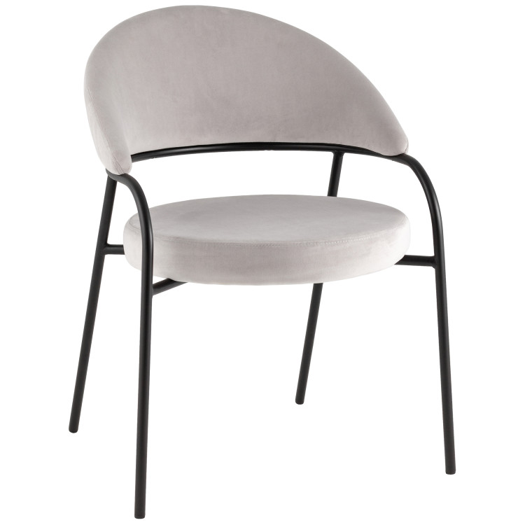 Стулья Стул Тилль велюр светло-серый