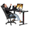 Игровые столы Компьютерный геймерский стол Epic 120х60х75 с LED подсветкой, подстаканником, крючком для наушников
