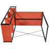 Компьютерные столы Стол письменный с полками Frame 100x45x110 см, светлое дерево, белый