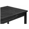 Деревянные столы Центавр 120(160)х70х76 файерстоун / черный матовый