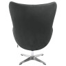 EGG STYLE CHAIR кресло с обивкой искусственной замшей