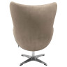 EGG STYLE CHAIR кресло с обивкой искусственной замшей