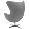 EGG STYLE CHAIR кресло с обивкой искусственной замшей