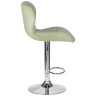 Стул барный DOBRIN BARNY, регулируемый, мятный велюр (MJ9-87), хром