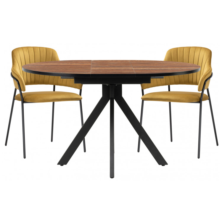 Новинки Ирта дерево / желтый / черный глянец