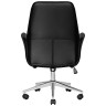 Офисное кресло для руководителя DOBRIN SAMUEL, экокожа, черный