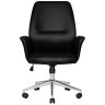 Офисное кресло для руководителя DOBRIN SAMUEL, экокожа, черный