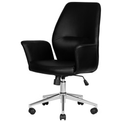 Недорогие кресла для руководителя. DOBRIN SAMUEL черный Кресло руководителя