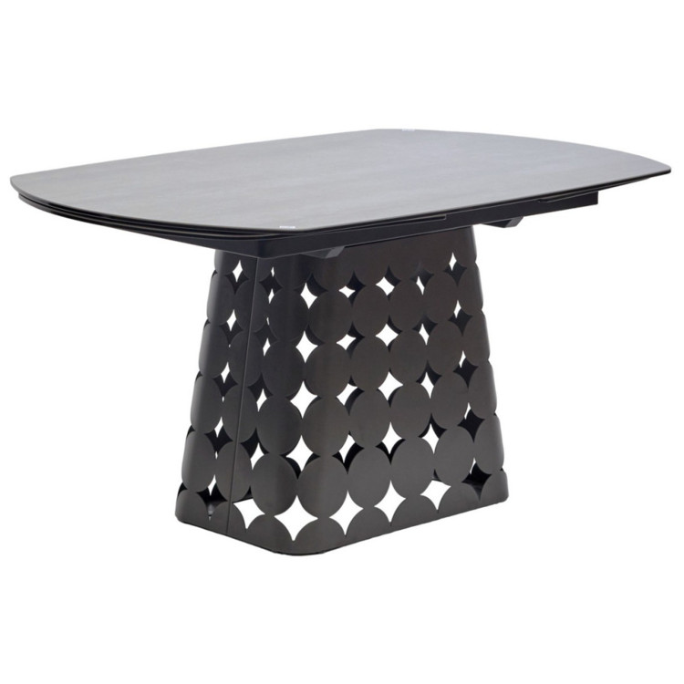 LORENS 150 обеденный стол с керамической столешницей, цвет темно-серый (TL-58) ®DISAUR
